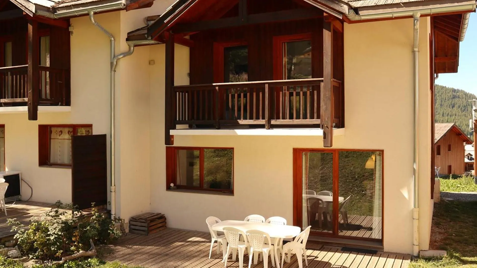 Superbe Chalet Pour 10 Pers. Avec Piscine, Sauna, Cheminee, Terrasse, Skis Aux Pieds - Les Orres 1800 - Fr-1-322-118 Francia